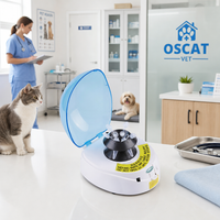 Mini centrifugeuse vétérinaire OSCAT, centrifugeuse de laboratoire de paillasse, équipement vétérinaire pour la préparation d'échantillons en clinique vétérinaire, rotor de tube
