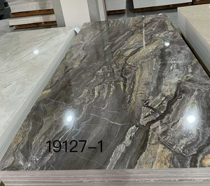 Échantillons gratuits panneau uv ignifuge marbre <span class=keywords><strong>mural</strong></span> panneau pvc riche motif luxe uv spc panneau <span class=keywords><strong>mural</strong></span> marbre 3d panneau uv - Product Image 3