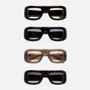 LBASHADES Lunettes de soleil personnalisées de luxe <span class=keywords><strong>2025</strong></span> Nouvelle tendance à la mode Rectangle polarisé de haute qualité avec impression de logo en acétate Hommes Femmes - Product Image 6