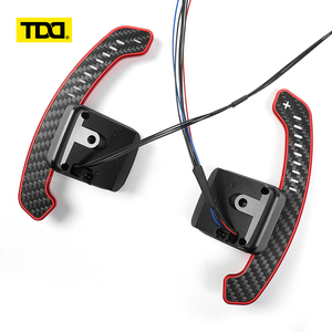 แป้นเปลี่ยนเกียร์ TDD LED แม่เหล็กคาร์บอนไฟเบอร์ สำหรับพวงมาลัย Chevrolet Camaro SS Corvette C7 - Product Image 2