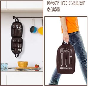 Juego de Utensilios para Asar al Aire Libre, 8 Piezas, Kit de Cocina Portátil para Parrilla con Bolsa de Almacenamiento para Camping y Barbacoa - Product Image 3