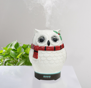 Owl Trang Trí Gốm Siêu Âm Tinh Dầu Khuếch Tán Độc Đáo Nhà Độ Ẩm Không Khí Xe <span class=keywords><strong>Vaporizer</strong></span> Điện Cho Hộ Gia Đình Sử Dụng - Product Image 1