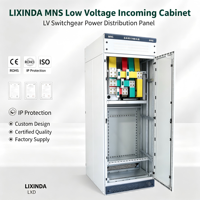 Boîtier de distribution de type tiroir IP55 MNS, appareillage basse tension, coffret en tôle, verrouillage mécanique, fabrication sur mesure LIXINDA