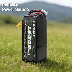 Batterie Lipo 22,2V 25C 6S Décharge à basse température 16000mAh Batterie de drone FPV pour <span class=keywords><strong>Traxxas</strong></span> 8S 4WD RTR Monster Truck Drone FPV - Product Image 1
