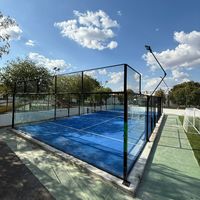 Fabricante Profesional de Pistas de Pádel Duraderas, Proveedor de China, Fábrica, Vidrio Templado de 12 mm, Césped Artificial, CE