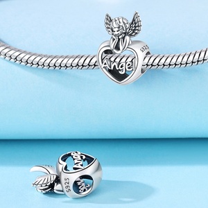 Collana pendente con fiocco di neve 925 in argento Sterling - Product Image 3