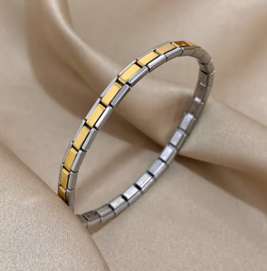 7Mm 5Mm Italian Charms Wholesale Plain Stainless Steel Silver <b>Gold</b> Men's Gift Cute Ball Shape Charm <b>Bracelet</b> Starter - Product Image 5