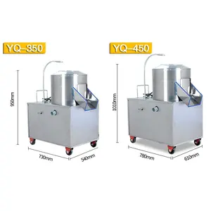 Yq-450 fatiador de vegetais e batata, fatiador cortador automático de legumes e batata