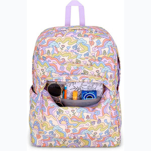 Sac à dos décontracté de marque pour homme en cuir véritable Crazy Horse, multi-poches, pour voyage, école, ordinateur portable, avec cordon, élégant, en polyester - Product Image 2
