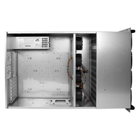 Boîtier de serveur de stockage 4U, 24 baies, échange à chaud, backplane 3.5 SAS SATA, accès frontal haute densité, centre de données