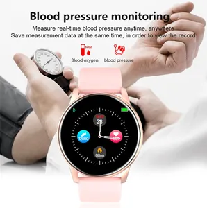 Reloj inteligente R3 de 1,54 pulgadas, reloj inteligente con pantalla completamente táctil, termómetro, medidor de presión arterial, resistente al agua