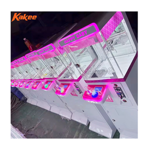 Popular Mini Claw Game Machine Coin Operated Vending <strong>Supplier</strong> Bulk Sale Cartoon Footballs <strong>Key</strong> <strong>Rings</strong> Doll Claw Machine - Product Image 5