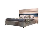 Ensemble de meubles de chambre à coucher de conception simple de haute qualité cadre de lit à plateforme lits doubles modernes de luxe king size en cuir