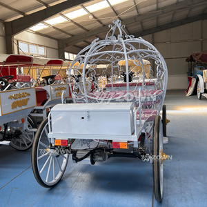 New Electric Factory Price Pumpkin Horse Carts Wedding Cinderella Royal Carriage for Princess - Product Image 2
