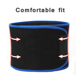 スリムウエストラップトレーナーベルト 腰椎サポートベルト 弾性ネオプレン製 ウエストトレーナー トリマー メンズ用 - Product Image 4