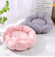 Anpassbares 40cm Komfortables Weiches Katzen- und Hundebett Blumenförmiges Haustier-Nestbett zum Schlafen