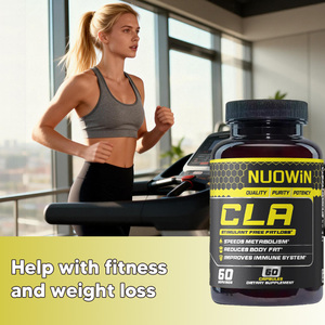 Brûleur <span class=keywords><strong>de</strong></span> graisse <span class=keywords><strong>CLA</strong></span> avancé en capsules à croquer : Accélère la dégradation des graisses, raffermit le corps, soutient la remise en forme et la <span class=keywords><strong>perte</strong></span> <span class=keywords><strong>de</strong></span> <span class=keywords><strong>poids</strong></span>, 0,5 g, 60 gélules - Product Image 2