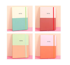 Funda de cuero para cuaderno de tapa dura A7, regalo <span class=keywords><strong>sencillo</strong></span> para estudiantes de oficina, para planificación de diario de negocios, nueva funda de papel - Product Image 2