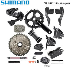 Shimano-Juego de bielas GRX Di2 1x11s para bicicleta de carretera, palanca de cambios <span class=keywords><strong>M8000</strong></span> 11-42T DN110, aleación de aluminio, RX810, 170/172, 5mm, 40T/42T - Product Image 4