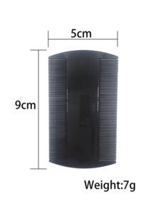 Peigne à dents fines double face portable - Product Image 2