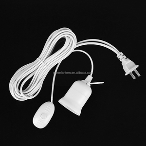 Đèn chủ E27 ổ cắm với chuyển đổi cáp E27 <span class=keywords><strong>Extender</strong></span> đèn cơ sở chủ Power Cord Cable EU/chúng tôi cắm cho đèn chùm Mặt dây chuyền bóng đèn - Product Image 4