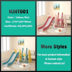 Ensemble de jeux d'intérieur Feelbaby : toboggan, balançoire et trampoline en plastique élégants pour aéroport, jardin et centre commercial – Aventure garantie - Product Image 6