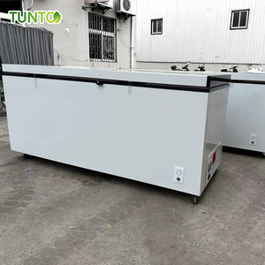 698L/1280L Deep Chest Solar Freezer <b>Battery</b> <b>Operated</b> 24V Compressor Fitted Solar Fridges for Household Use for Fish Storage Foam - Product Image 5