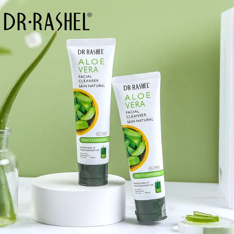 DR. Rashash — maquillage visage à l'aloe vera, nettoyant, doux et hydratant, nettoyage en profondeur, produit de maquillage