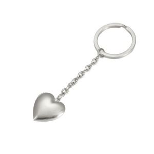 Caja de Acero Inoxidable Personalizada y Sencilla para Parejas, Caja de Regalo para Mejores Amigos, Colgante de Corazón con Espacio para Foto y Llavero - Product Image 5