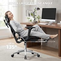 Chaise de bureau pour ordinateur, chaise de jeu PC ergonomique confortable pivotante, chaise de jeu inclinable avec repose-pieds, vente en gros