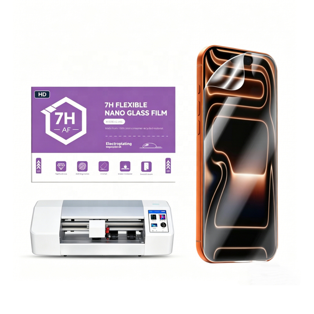 Factory Price 7H Hardness PET Raw Material Hydrogel Screen Protector Film for Mobile Phone Screen Protector Cutting Machine