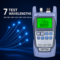 Puissancemètre optique avec VFL lumière rouge, testeur de fibre tout-en-un, mini OPM rechargeable pour l'installation FTTH et la maintenance des réseaux