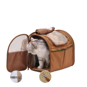 Expandable <b>Backpack</b> <b>Cat</b> <b>Cat</b> Travel Large Capacity Pet Bag Car Dog Bag Pet Travel <b>Backpack</b> - Product Image 5