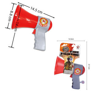 नए आगमन दिलचस्प मेगाफोन के साथ 3 विभिन्न प्रकार के सायरन ध्वनियों के साथ प्लास्टिक फायर वॉयस परिवर्तक खिलौना - Product Image 6