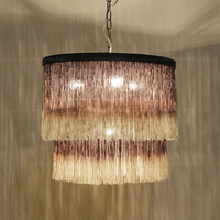 Nordique luxe gland décor à la maison taille moyenne moderne bohème personnalité Ins princesse lustre chambre enfants chambre séjour