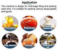 Machine d'emballage automatique de ketchup à prix d'usine, sachets de 10g, 6ml, 20g pour sauce ketchup, pâte, miel, confiture de fraises