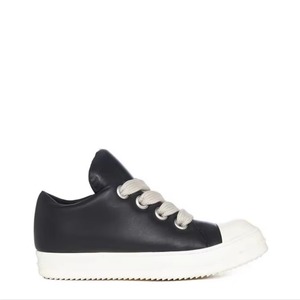 Zapatillas de Lujo de Diseñador Owens con Cordones, Suela Gruesa, Estilo Court, Unisex, Planas, de Cuero Genuino, con Entresuela de Piel de Oveja y Rayas - Product Image 5
