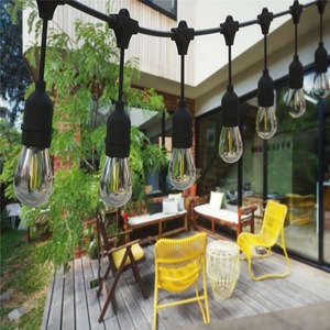 E26 Outdoor Waterproof <b>String</b> Lights IP65 220V PVC Wire Extension Cord For <b>Garden</b> Patio Decor - Product Image 3