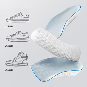 Orthopedic Arch <b>Support</b> Height Increase Insoles Memory Foam <b>Heel</b> Lift Soft Shoe Pads for Flat Feet Sneakers Daily Wear - Product Image 6