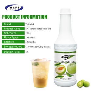 Concentrado de té de ciruela verde Longjing al mejor valor, sabor a polvo de fruta Natural para batidos, botella de ingredientes Boba saludables - Product Image 3