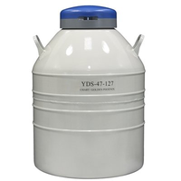 Cylindre d'azote liquide YDS de petite capacité de haute qualité, réservoir de conteneur LN2, récipient sous pression de 10 litres, aluminium aéronautique