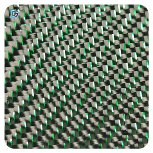Kain Serat Karbon Metalik Berkilau Warna-warni 3k 210gsm Emas Hijau Biru Perak Merah Ungu  Penjualan Tinggi - Product Image 4