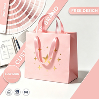 Sacs cadeaux personnalisés en papier kraft brun avec logo pour les petites entreprises, emballage de vente au détail, sacs de transport écologiques