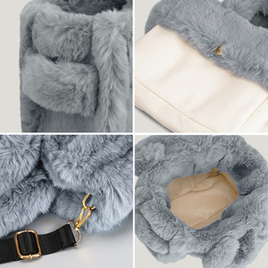 Borse da donna firmate di moda borse a tracolla borse invernali in peluche borse e borse in pelliccia di pelliccia - Product Image 2