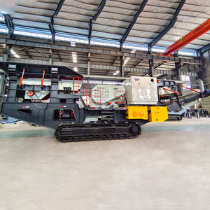 Trituradora montada en pista, trituradora de mandíbula, cono e impacto, planta trituradora de piedra, Trituradora móvil sobre orugas con pantalla vibratoria para mineral de roca - Product Image 5