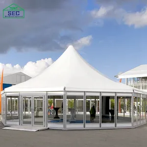 Aluminum Alloy Structure White Pvc Canopy Marquee UV Resistant Pagoda Tent 4 X 4M