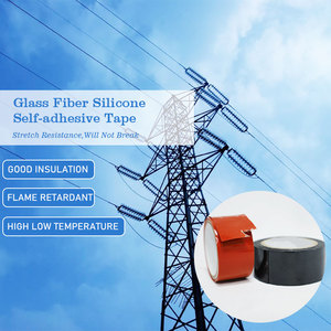 Ruban adhésif en fibre de verre enduit de silicone, isolation électrique, étanchéité, haute température, ruban en silicone renforcé de fibre de verre - Product Image 6
