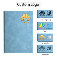OEM/ODM logotipo personalizado PU cuero cuaderno A5 Business School Oficina diario composición diario cuaderno venta al por mayor insertar pluma
