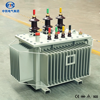 Transformateur de distribution triphasé immergé dans l'huile 10kV 11kV 33kV 35kV 10kVA-5000kVA Fabricant de transformateurs de puissance