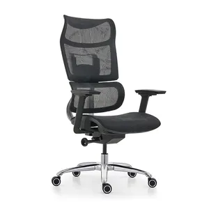 Highqualitybackmeshfabricwivel chairluxuryErgonomi Executiv commercialoffichealsمع مسند الرأس